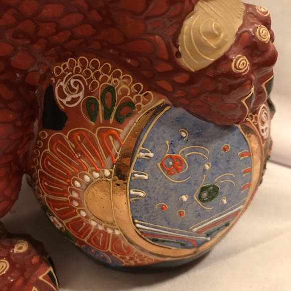 VTG Satsuma Porcelain Komainu Foo Dog Lion - Picture 11 of 16